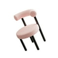 thumbnail image 2 of Luzkey Chaise d'Habillage Chaise de Maquillage Confortable Moderne Mode Chaise de Salle à Manger Chaise de Coiffeuse Tabouret d'Habillage pour Maison Dortoir Réception d'Invités Rose, 2 of 8