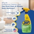 thumbnail image 3 of Zep Mold & Mildew Stain Remover, Household Cleaner, Cleans and Brightens, 1 Count, 32 Fl Oz, 3 of 8