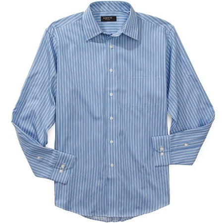 George - Big Men's Stripe Premium Dress Shirt