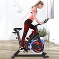 thumbnail image 2 of Goplus Magnetic Stationary Exercise Cycle Bike Silent Belt Drive, 2 of 10