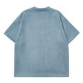 thumbnail image 3 of PMVFHDE Shirts For Men Solid Color Loose Fit Round Neck Short Sleeve Large Size Fashionable Casual Sports Soft Top, 3 of 4