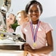 thumbnail image 3 of 6 medallas falsas de oro, plata, bronce y cintas para el cuello Medallas de aleación de zinc para niños y adultos, competiciones deportivas, cumpleaños y ceremonias de premiación, 3 of 7