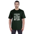 thumbnail image 1 of Inkmeso T-shirt à Col Rond pour Homme, Graphique Imprimé « J'ai Demandé à Dieu Mon Meilleur Ami, Il m'A Envoyé Mon Fils », Tee pour Père Fils Amour, 1 of 7