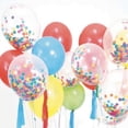 thumbnail image 3 of 5 globos de helio de látex de Confeti de colores 18.0 in Macarena, 3 of 8