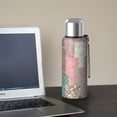 thumbnail image 5 of 20 Oz Pioneer Flower Coffee Tumbler Double Wall Insulated Stainless Steel Water Bottle | Metal Reusable Thermoses Flask with Cup Cap | Leak & Sweat Proof with Anti-Dust Lid, 5 of 7