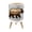 Color 3, variant on Small Trash Can with Lid Bear Rustic Cabin Forest Mountain Woodland Bear 1.8 Gallon Dog Proof Trash Can Round Garbage Can Waste Bin Wastebasket for Bathroom Bedroom Living Room