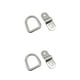thumbnail image 1 of Riwesomey Amarres de anillo en D Anillos de amarre resistentes a la corrosión Fácil instalación Gancho de carga Remolques Camiones Furgonetas Plata 2piezas, 1 of 6