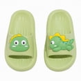 thumbnail image 3 of TOWED22 Kids slides, Girls Slides Non-slip Summer Beach Pool Shoes Toddler Cartoon Slide Sandals Indoor& Outdoor Garden Slippers Shower Shoes(Green,8.5), 3 of 7