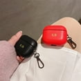 thumbnail image 3 of DIY Luxury Soft Leather Customization Earphone Case For Airpods 3 Pro 1 2 Cover Customer Name Letters Print Protective Cover Yellow For Airpods Pro 2, 3 of 6