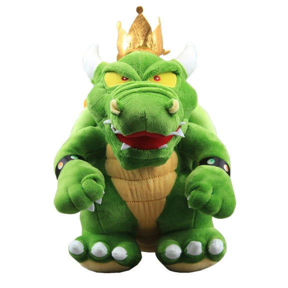 uiuoutoy King Koopa Bowser Plush Toy Green Stuffed Doll 12'' Figure