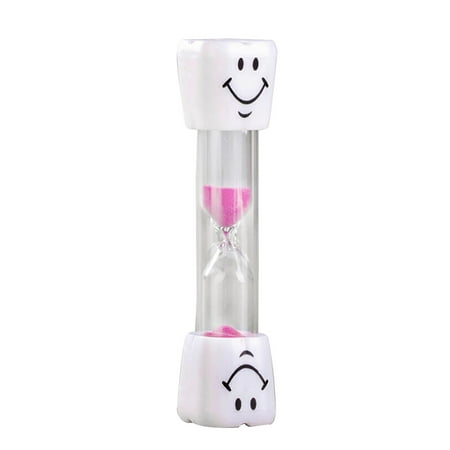 

Prolriy Measuring Tools Clearance Toothbrush Timer Children 3 Minute Sand Smiley Face Teeth Brushing Timer Pink