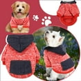 thumbnail image 2 of YUEHAO Dog Sweaters for Small Dogs, Dog Hoodie with Pocket - Fall Winter Warm Fleece Sweater Puppy Clothes for Dogs Boy Girl Yorkies Chihuahua - Pet Cat Sweatshirt Small Dog Sweater (Red, L), 2 of 2