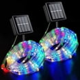 thumbnail image 1 of Solar Rope Lights Outdoor Waterproof Led, 2 Pack Each 33ft 100 Led Rope Lights Outdoor, Pvc Tube Warm White Fairy String Lights, 1 of 2