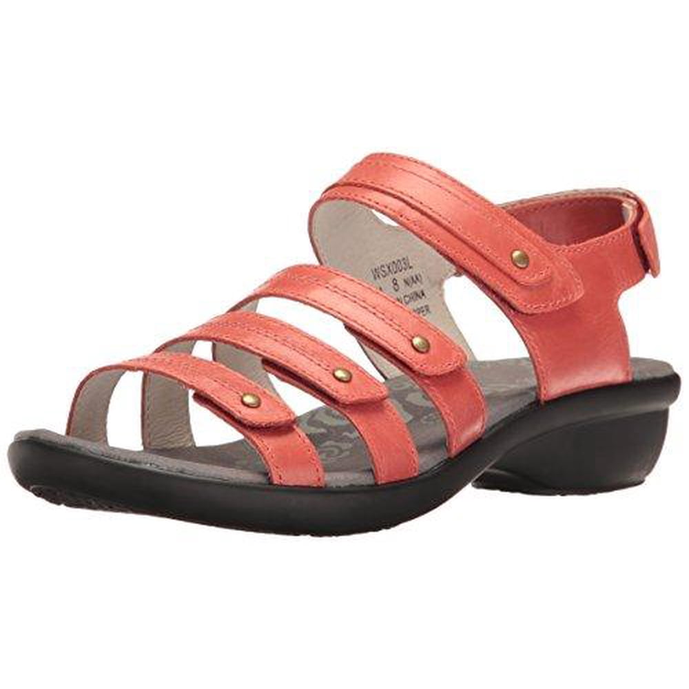 Propet Propet Aurora Women's Leather Adjustable Sandals Coral