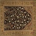 thumbnail image 1 of Ahgly Company Indoor Square Animal Brown Traditional Area Rugs, 3' Square, 1 of 4
