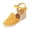 Yellow, variant on Rokment Boho Braided Sunflower Espadrilles Wedges Dress Sandals for Women Beach Summer Vacation Casual Crochet Closed Toe Platform High Heels Black Size6