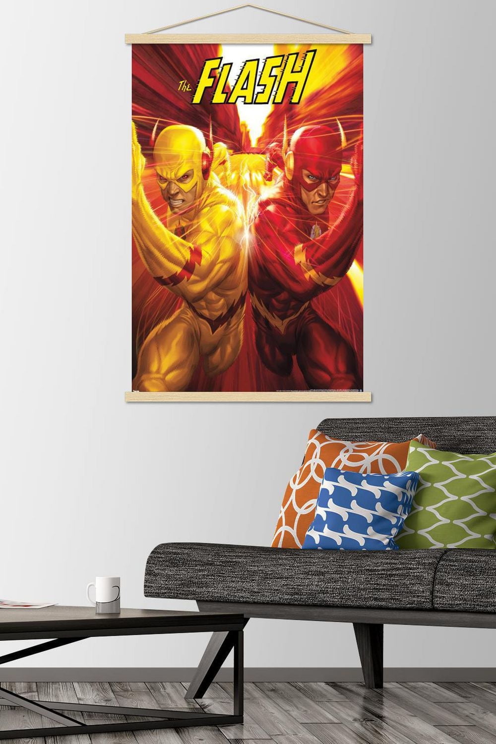 DC Comics - The Flash and The Reverse Flash - Race Wall Poster, 22.375" x 34"
