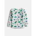 thumbnail image 2 of Holiday Time Toddler Boys Top and Pants Fleece Pajama Set, 2-Piece, Sizes 12M-5T, 2 of 5