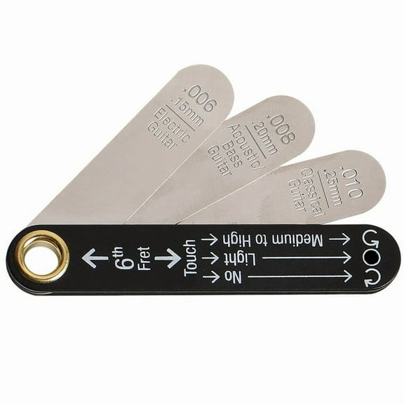 1 x guitar Neck Relief Gauge Tool-Black