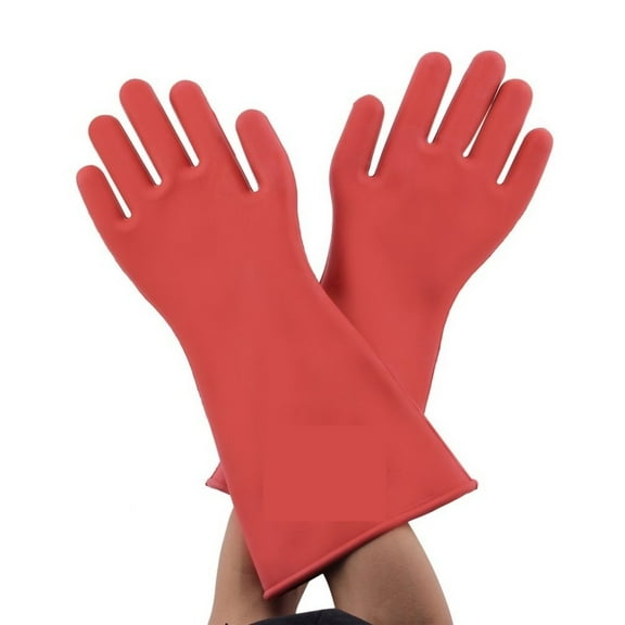 Anti-electricity Protect Professional 12kv High Voltage Electrical Insulating Rubber Gloves ,Multipurpose Use