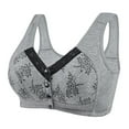 thumbnail image 1 of MIASHUI Bras for Women Front Side Buckle Lace Edge without Steel Ring Movement Seamless Gathering Adjustment Yoga Sleep Large Bra, 1 of 8