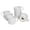 White, variant on 10 Strawberry Street Double Line 3.75"/12 fl oz Stoneware Mug, Set of 6, Emerald Green