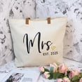 thumbnail image 2 of Bolsa de lona ELEGANTPARK Mrs Est 2025 Bride Wedding, 2 of 9