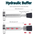 thumbnail image 3 of 2 Pack Door Stop Heavy Duty Door Cushion Door Stop Hydraulic for Door Bottom Door Stop No Drilling, 3 of 8
