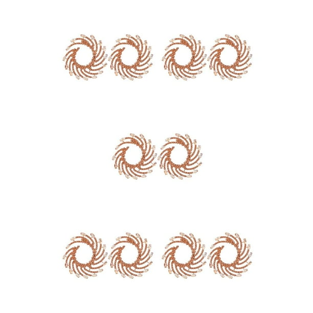 Pendientes de cristal Sonducket colgante Retro bohemio joyería de moda aniversario regalo para hija oro 5piezas