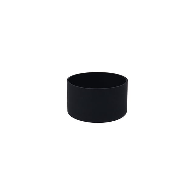 Tumbler Boot, Protective Silicone Bottom Cover for 40oz Quencher with Handle IceFlow 20oz 30oz, Transparent Non-Slip Scratch Resistant Cup Sleeve, Black