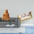 thumbnail image 2 of Estatua del Corazón de Jesús, figura coleccionable para casa de muñecas, sofá de madera en miniatura, modelo artesanal, simulación, muebles, j, 2 of 8
