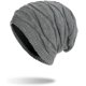 thumbnail image 1 of Gorro largo y holgado, gorro unisex para mujer, hombre, gorros de punto cálidos para invierno (gris) Rojo Verde, 1 of 5
