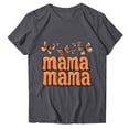 thumbnail image 4 of Busydd Womens T Shirts Fashion Holiday Mother's Day Graphic Tees for Women Casual Round Neck Short Sleeve Going Out Tee Top 2XL, 4 of 5