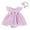 Pink-A, variant on Baby Girl Easter Outfit Embroidered Bunny Baby Easter Romper Dress Sleeveless Easter Outfit Toddler Boy