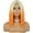 Orange, variant on Blonde Orange Wigs Lace Front Wigs Synthetic Wigs for Women Short Straight Bob Wigs Middle Part Cosplay Wigs 14 Inch