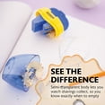 thumbnail image 4 of BAZIC 3-Hole Pencil Sharpener, Standard Jumbo & Super Jumbo Triple Hole Handheld Manual, Assorted 144-Pack, 4 of 7