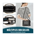 thumbnail image 4 of Bolsa Bandolera Mujer Moda Cartera Crossbody Tote Hombro negro, 4 of 5