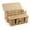 Natural, variant on AISUO 2‑Pack Rattan Cable Management Box, Large Cord Organizer Box with Lid, 4 Cable Exits Under‑Desk Router Hider Storage Box for TV Wires, Computer, Surge Protector, USB Hub & Power Strip