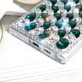 thumbnail image 4 of Compatible with Galaxy S23 Ultra Bling Diamond Case for Women Girls Girly Glitter Shiny 3D Crystal Rhinestone Case Fashion Luxury Double Color Sparkly Gemstone Soft TPU Cover, 4 of 12
