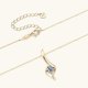 thumbnail image 2 of Necklaces Moissanite necklace for women made of 925 silver, clavicle chain Xmas, 2 of 3
