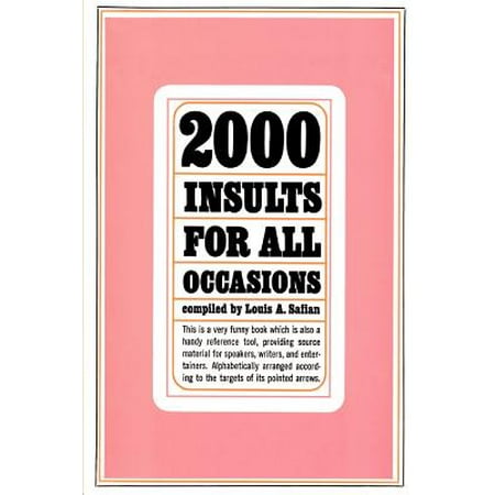2000 Insults for All Occasions