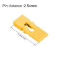 thumbnail image 2 of 30pcs 2.54mm Jumper Cap Lengthened Short Circuit Connection Cap Yellow, 2 of 5
