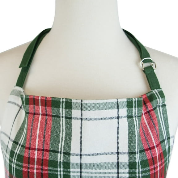 Christmas Plaid Chef Apron