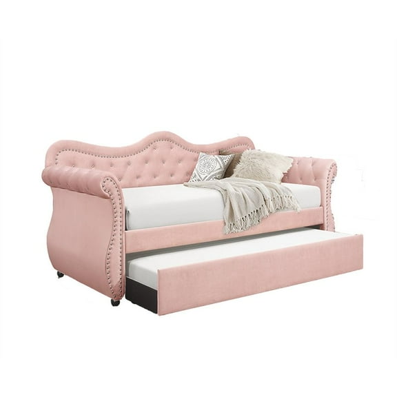 Pink Velvet Daybed