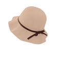 thumbnail image 7 of Fewfanhot Women Wide Floppy Brim Sun Hat, UPF Windproof Chin Strap Bucket Hat with Braided Bow Decor for Summer Beach Travel, 7 of 7