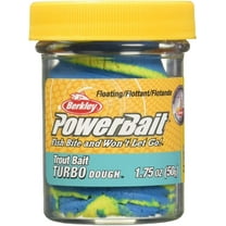Berkley PowerBait Turbo Dough Trout Bait, Blue Neon, Fishing Dough Bait