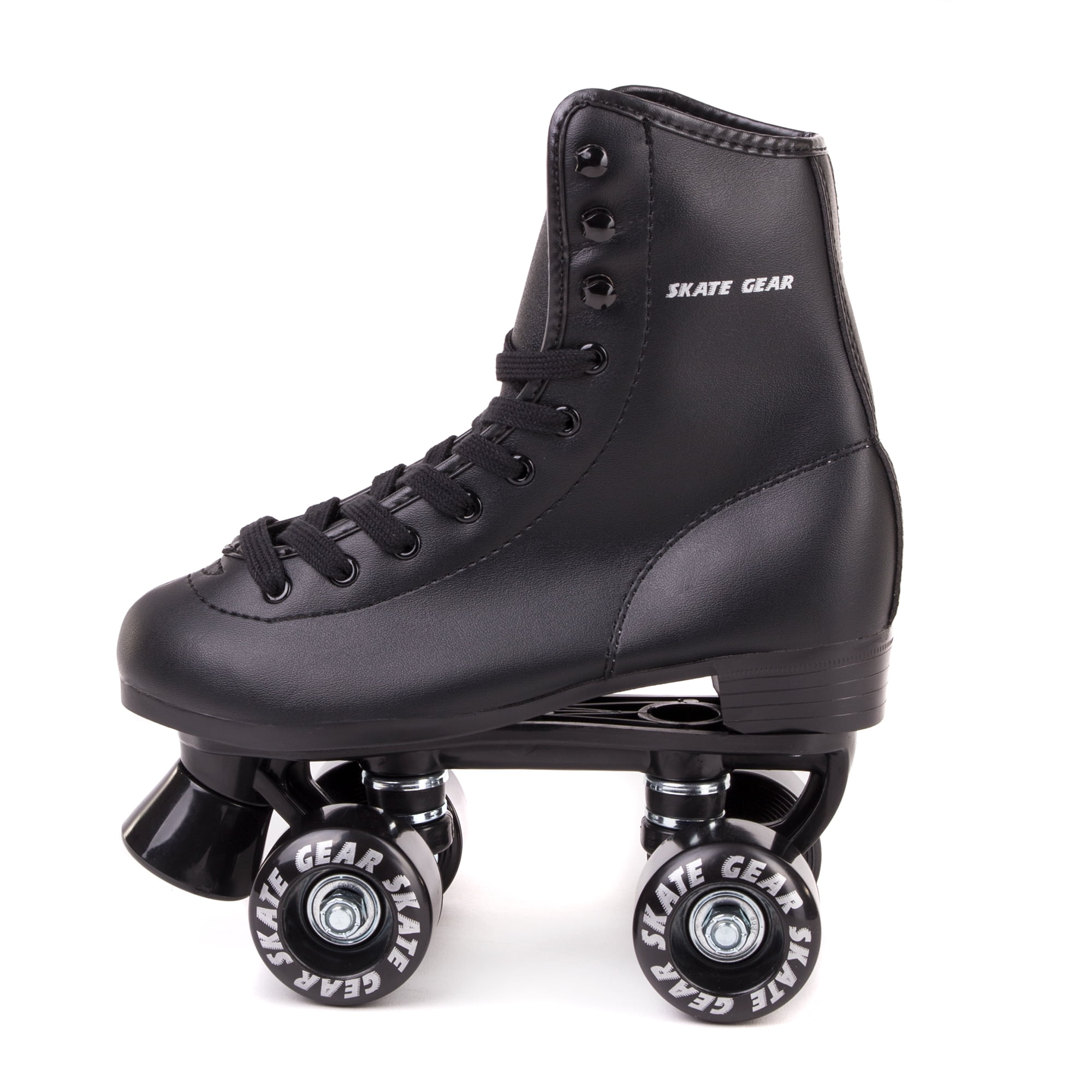 cal 7 soft boot roller skate retro fashion high top design in faux leather for indoor & outdoor