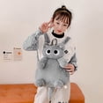 thumbnail image 6 of Plush Cat Backpack Cute Animal Bag Shoulder Bag with Adjustable Straps Cartoon Travel Backpack Fluffy Backpack, 6 of 7