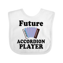 Inktastic Future Accordion Player Childs Boys or Girls Baby Bib