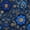 Color 3, variant on Gothic Peel and Stick Wallpaper Rich Blue Gothic Floral 23.6in x 9.8ft Self Adhesive Contact Paper Removable